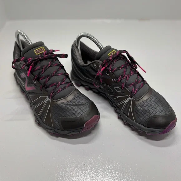 New Balance WT1010v2 Trail Running Shoes Women’s 7.5 Gray Pink Vibram - Picture 3 of 14
